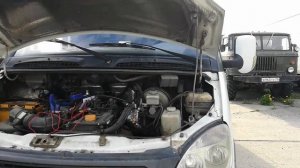 Установка туманок на Газель