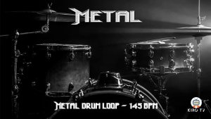 Metal drums loops - 145 BPM