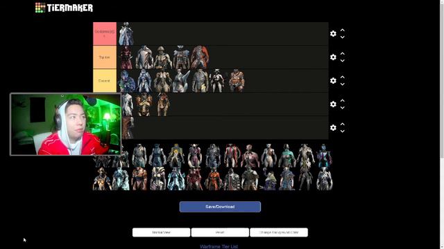 Warframe 2022 Tier List