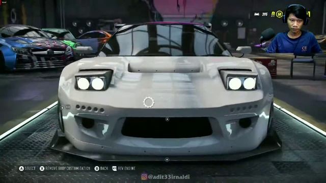 MODIF HONDA NSX TYPE R BODY KIT ROCKET BUNNY | NEED FOR SPEED HEAT INDONESIA смотреть онлайн