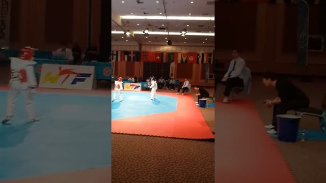 Kim Maksim KGZ Тхэквондо ВТФ Чемпианат Европы смотреть онлайн