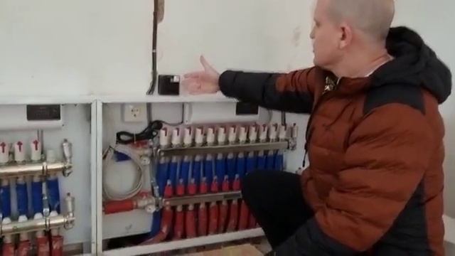 Дом под ключ в Баштановке - гараж, оборудование теплого пола