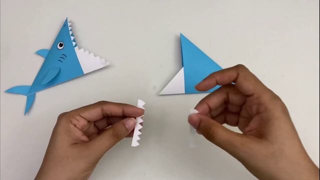 Делаем акул из бумаги своими руками! ОРИГАМИ, Поделки из бумаги \\ Origami Craft