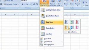 Градиент в качестве условного форматирования