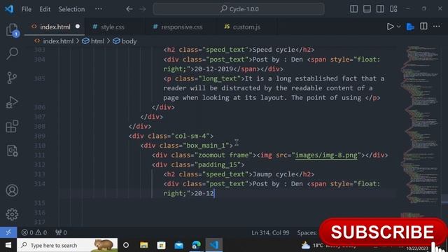 HTML, CSS, and JS Creating a Stunning Cycle Website смотреть онлайн