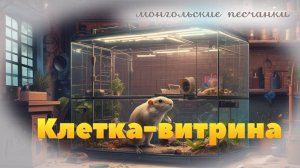 Клетка-витрина для песчанок