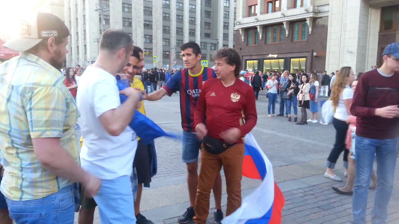 #ЧМ2018, Болельщики на Манежке, #WorldCup