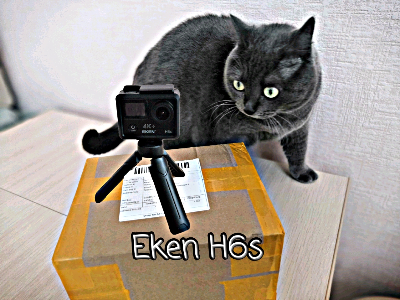 Открываем посылку из китая. Action camera Eken H6s