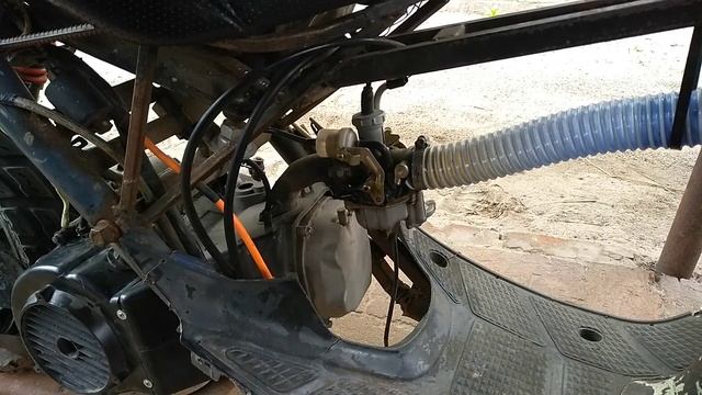 Карбюратор pz 27 с ускорительным насосом на мотор 157qmj 150cc