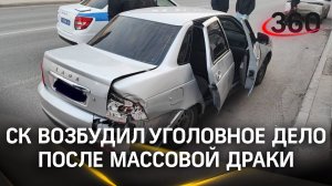 Водитель давил участников массовой драки в центре Саратове. Есть пострадавшие, автомобилист задержан