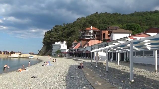 Утро у моря. Хутор Джанхот Обзор пляжа. Июнь 2022