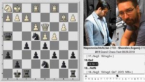 Непомнящий - Шувалов: Grand Chess Fest - партия из сеанса