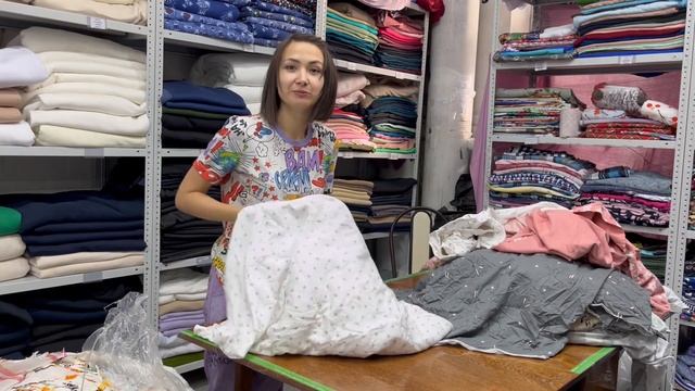 Обзор и распаковка тканей лоскутов из Турции смотреть онлайн