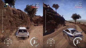 WRC 9 FIA World Rally Championship (PC) - splitscreen gameplay (single PC multiplayer)