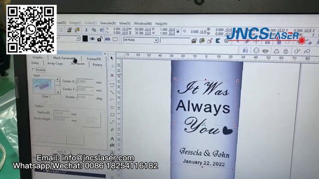 how to mark glass cup by 3D dynamic focusing uv laser marking machine jncslaser смотреть онлайн
