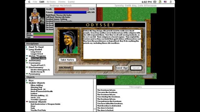 Odyssey: The Legend of Nemesis - An RPG exploring many societal themes & ideas (Best of the Mac) смотреть онлайн