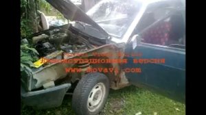 ваз 2108 сине-зелёная