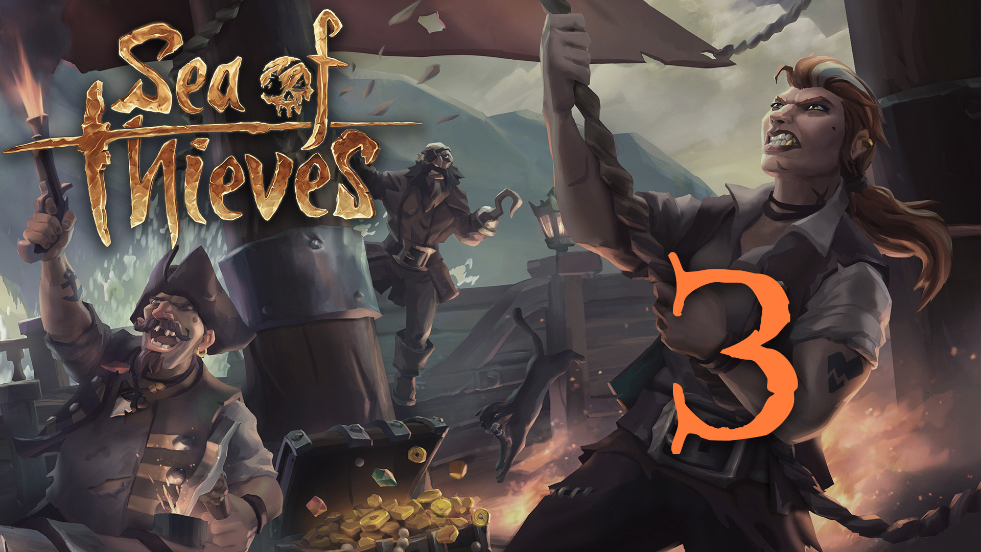 Запись стрима по игре - Sea of Thieves (Без Наташи) [#3] | PC / Steam (2020 г.)