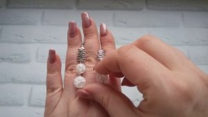 СЕРЕБРО - ГОРНЫЙ ХРУСТАЛЬ - СЕРЬГИ из Дагестана. Продажа.