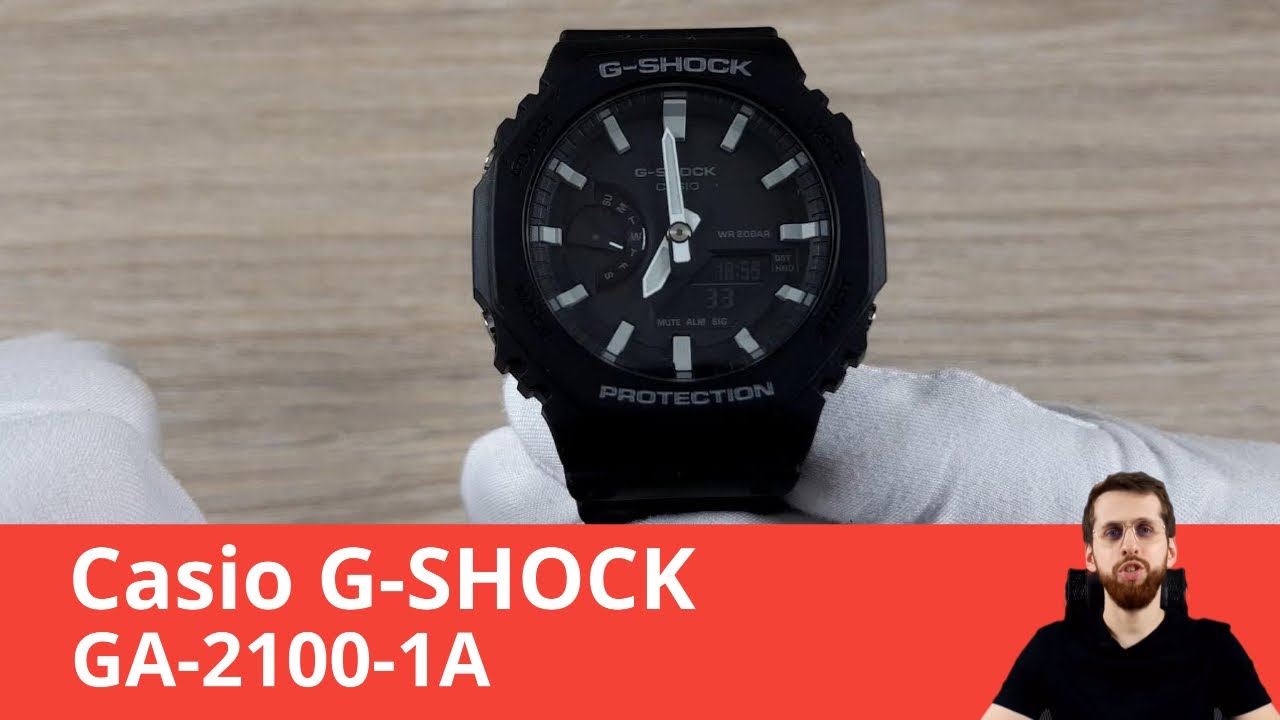 Наручные часы Casio G-SHOCK GA-2100-1A / Обзор