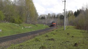 ТЭП70-0198 (РЖД. Окт.ЖД перегон Бартенево - Зубцов)