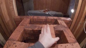 Подовая печь с тремя вертикальными каналами