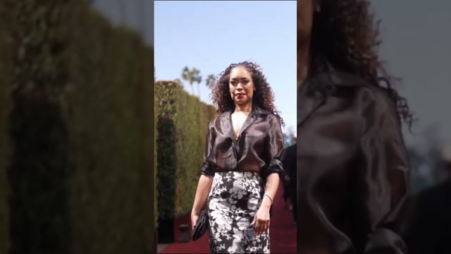 Gina Torres on the Golden Globes red carpet