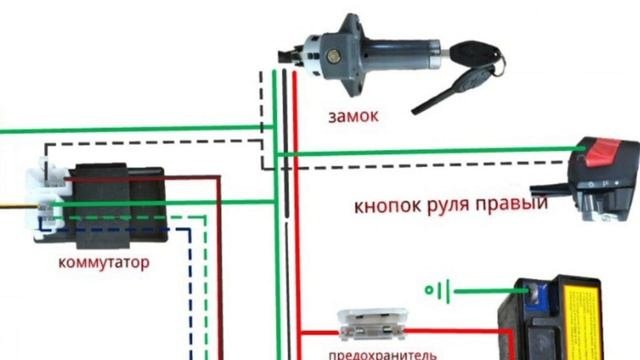 схемаәлектрооборудования мотоцикла