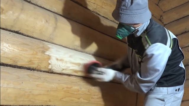 Шлифовка сруба дома смотреть онлайн