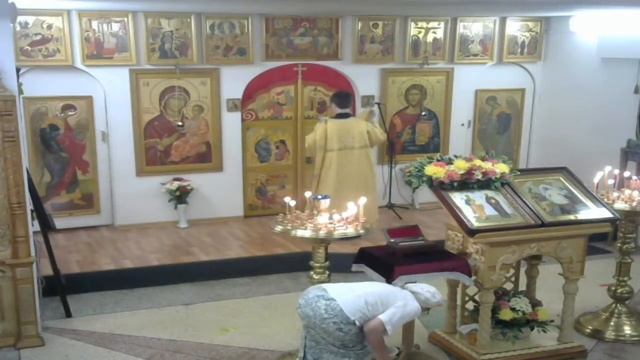 Божественная Литургия в Храме во имя Святых Целителей Космы и Дамиана 12.07.2020 г. смотреть онлайн