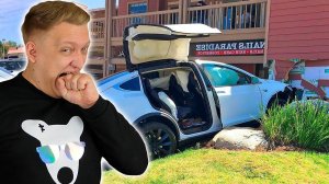 Автопилот Теслы спасает жизнь! Как работает Автопилот? Тест ДТП на Tesla Model X P100D