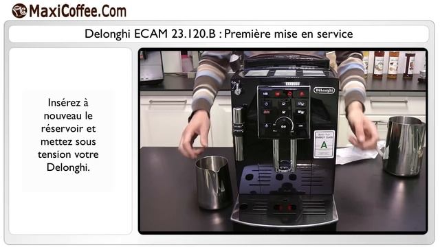Première mise en service - Delonghi ECAM 23.120.B | Les Tutos MaxiCoffee смотреть онлайн