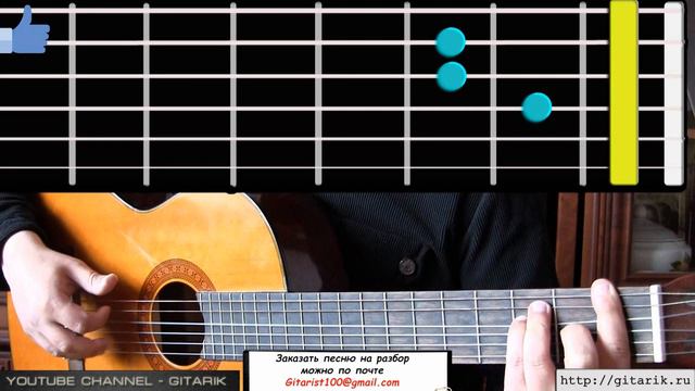 Kamazz - В тебе до капли растворюсь Как играть на гитаре, аккорды, разбор, видео урок смотреть онлайн