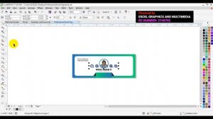 Professional Email Signature Design in CorelDRAW Tutorial