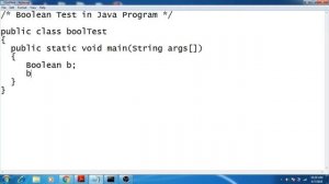 Boolean  Example In Java Program