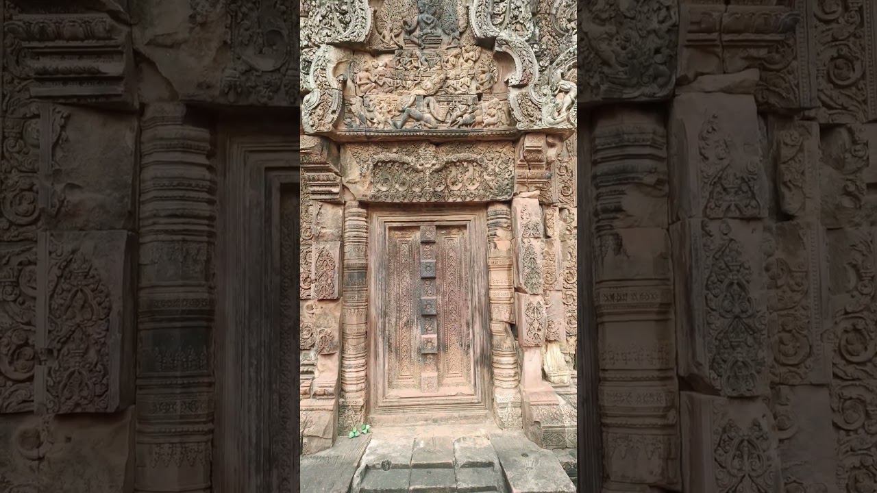 Розовый храм в Ангкоре. Бантэй срэй смотреть онлайн