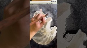 Кошка акварелью, техника по-мокрому. Урок.