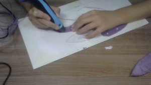 Рисуем нож скорпион из игры стандофф 2 3D-ручкой