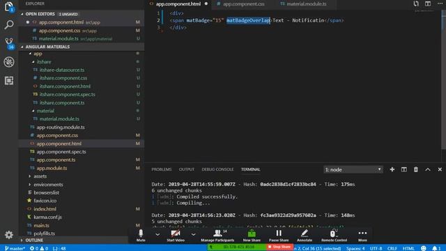 7 Angular Material Badges смотреть онлайн