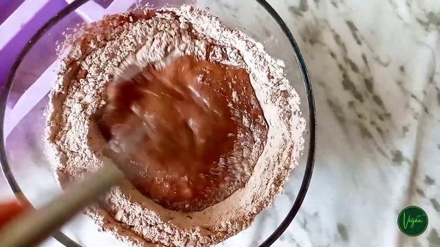 Вода, мука и какао?Постный Шоколадный Кекс Без Сахара ?Vegan Crazy Cake Sugar Free?Vegan Brownie