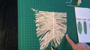 HOW TO - MAKE MACRAME LEAVES & FEATHERS WITH YARN