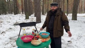 Жарю ХУДШИЙ шашлык из дешевой мороженной рыбы по старому рецепту, получилось очень вкусно