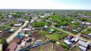 Село Кротовка с высоты птичьего полёта. Май 2023