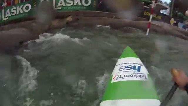 Blaz Cof C-1 M demo 2010 ICF Canoe Slalom World Championships Ljubljana Slovenia.wmv смотреть онлайн