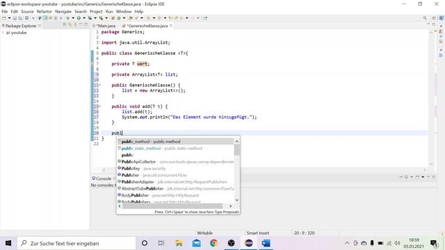 Java Generics Deutsch | Java Tutorial für Fortgeschrittene