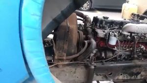 Работа двигателя H07C Hino Ranger