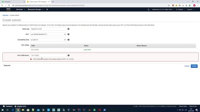 AWS: Что такое subnet, создание subnet, выбор CIDR для subnet, выбор Availability Zone для subnet смотреть онлайн