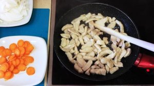 Самый вкусный в мире Рис с овощами и мясом в соевом соусе!Такой ужин понравится всем.Рецепты....