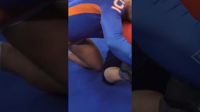 British Bulldog Demos Ankle Lock Submission to Whiny Wrestler