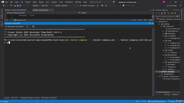 26 Test on Docker environment Catalog API and MongoDb into Docker Compose File смотреть онлайн